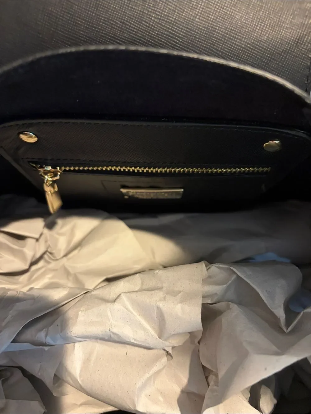 Claudia Firenze LeatherBlack Wooden Top-Handle Tote